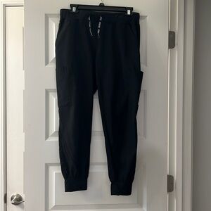Med Couture Black Jogger Scrubs